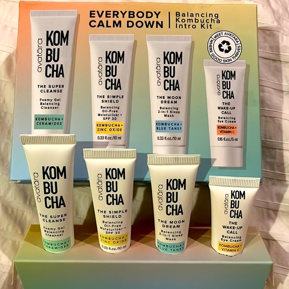 Avatara “Everybody Calm Dow balancing kombucha skincare kit - Picture 1 of 4